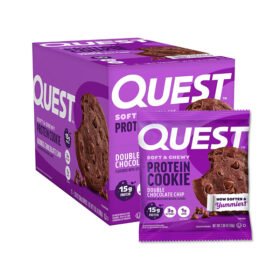 Quest Nutrition Double Chocolate Chip Protein Cookie,  12 Count