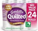 Gentille Quilted Bathroom Tissue Rolls | Luxury 3-Ply Toilet Paper Soft, Strong & Sustainable | (48rolls) - Image 5