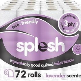 Splesh by Cusheen Toilet Roll 72 Rolls